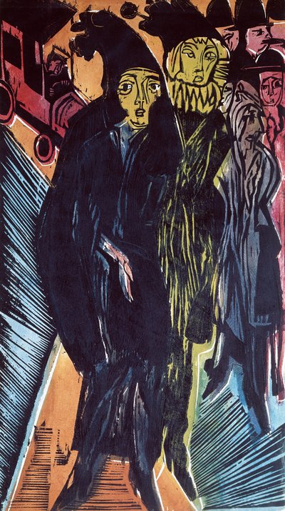 Street Scene by Ernst Ludwig Kirchner